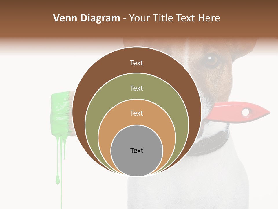 Builder Decoration Dog PowerPoint Template