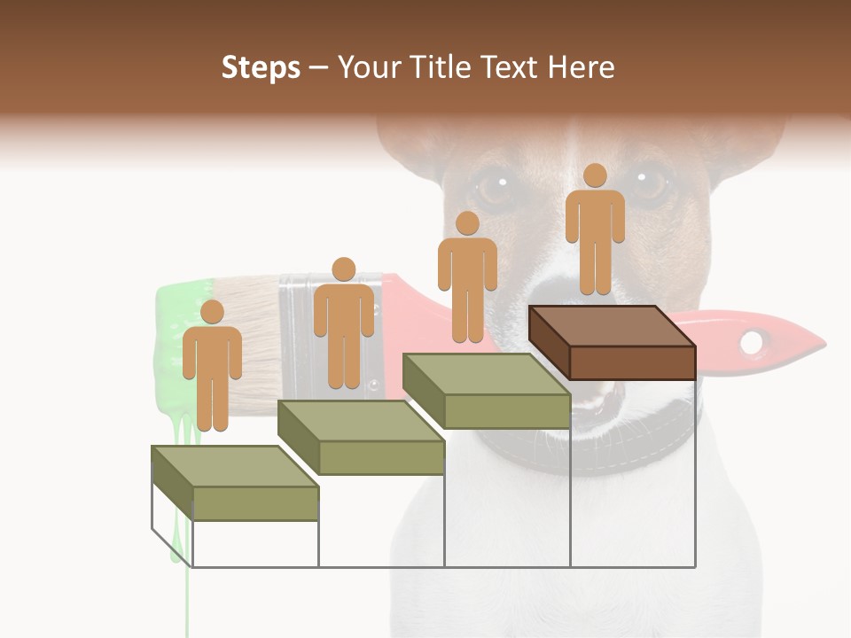 Builder Decoration Dog PowerPoint Template