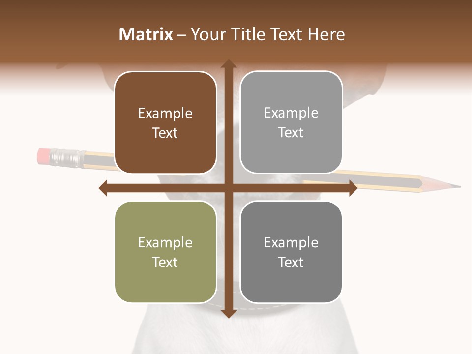 Chart Portrait Wood PowerPoint Template