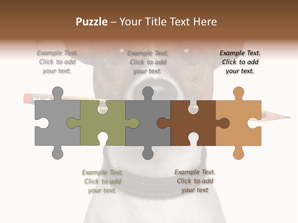 Chart Portrait Wood PowerPoint Template