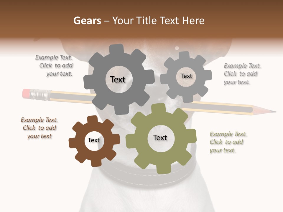 Chart Portrait Wood PowerPoint Template