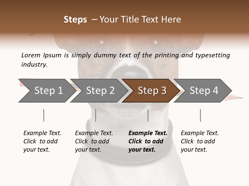 Chart Portrait Wood PowerPoint Template