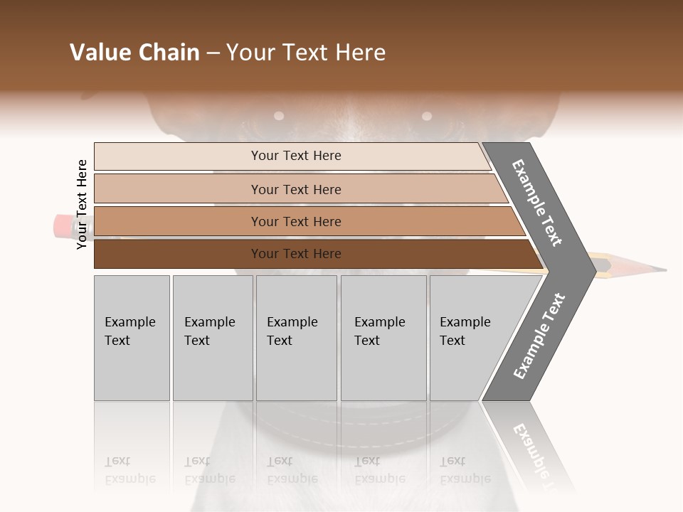 Chart Portrait Wood PowerPoint Template