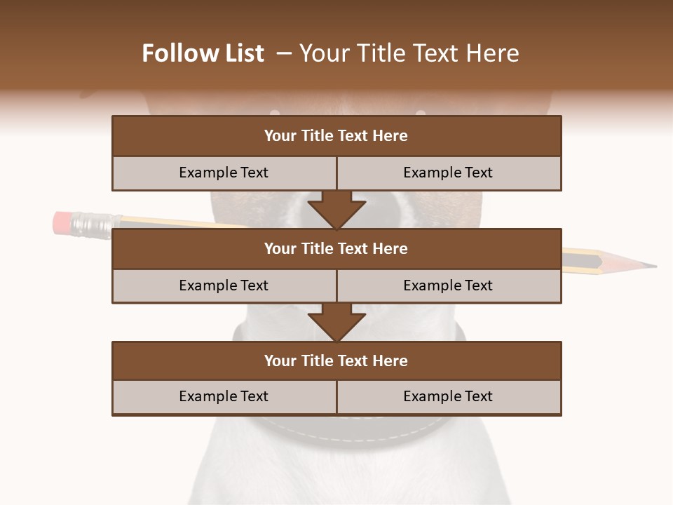 Chart Portrait Wood PowerPoint Template
