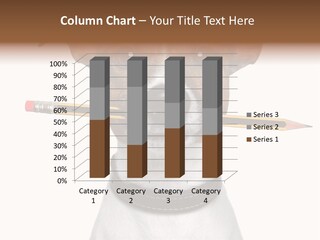 Chart Portrait Wood PowerPoint Template