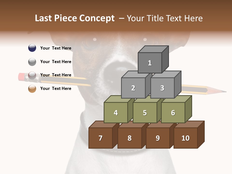 Chart Portrait Wood PowerPoint Template
