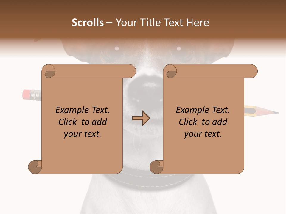 Chart Portrait Wood PowerPoint Template