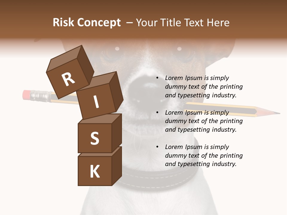 Chart Portrait Wood PowerPoint Template