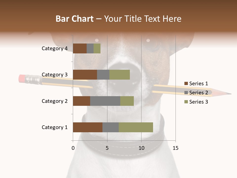 Chart Portrait Wood PowerPoint Template