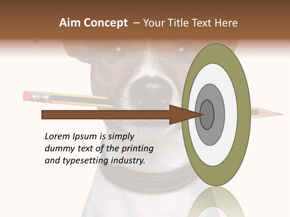 Chart Portrait Wood PowerPoint Template