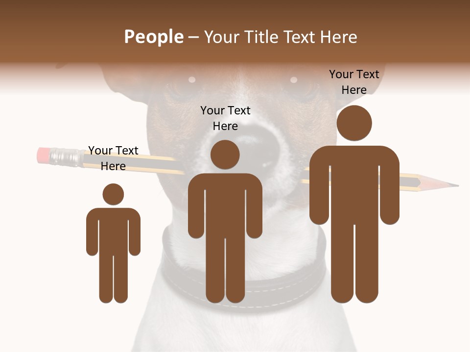 Chart Portrait Wood PowerPoint Template