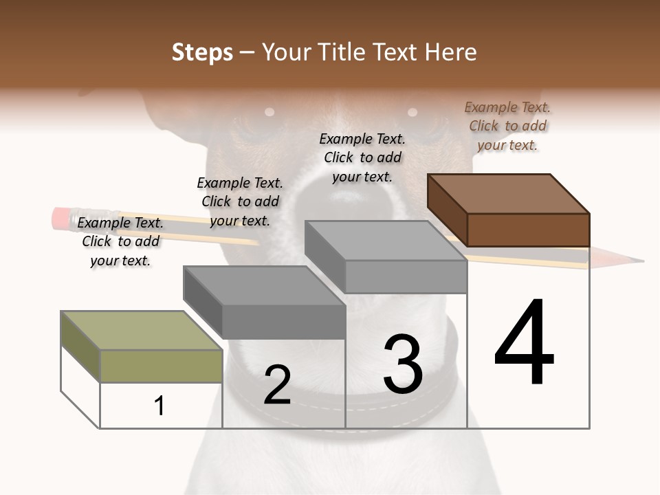 Chart Portrait Wood PowerPoint Template