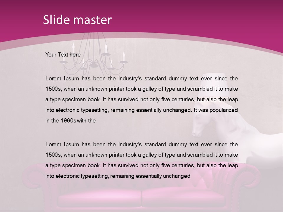 Grunge Lounge Modern PowerPoint Template