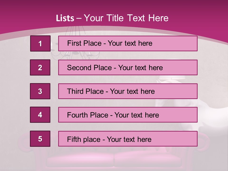 Grunge Lounge Modern PowerPoint Template