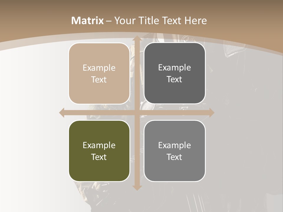 Warrior Handsome Guard PowerPoint Template