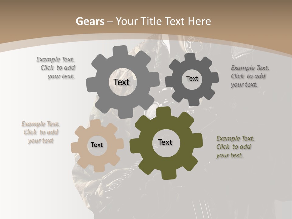 Warrior Handsome Guard PowerPoint Template