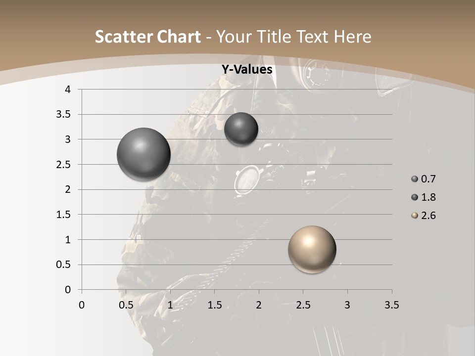 Warrior Handsome Guard PowerPoint Template
