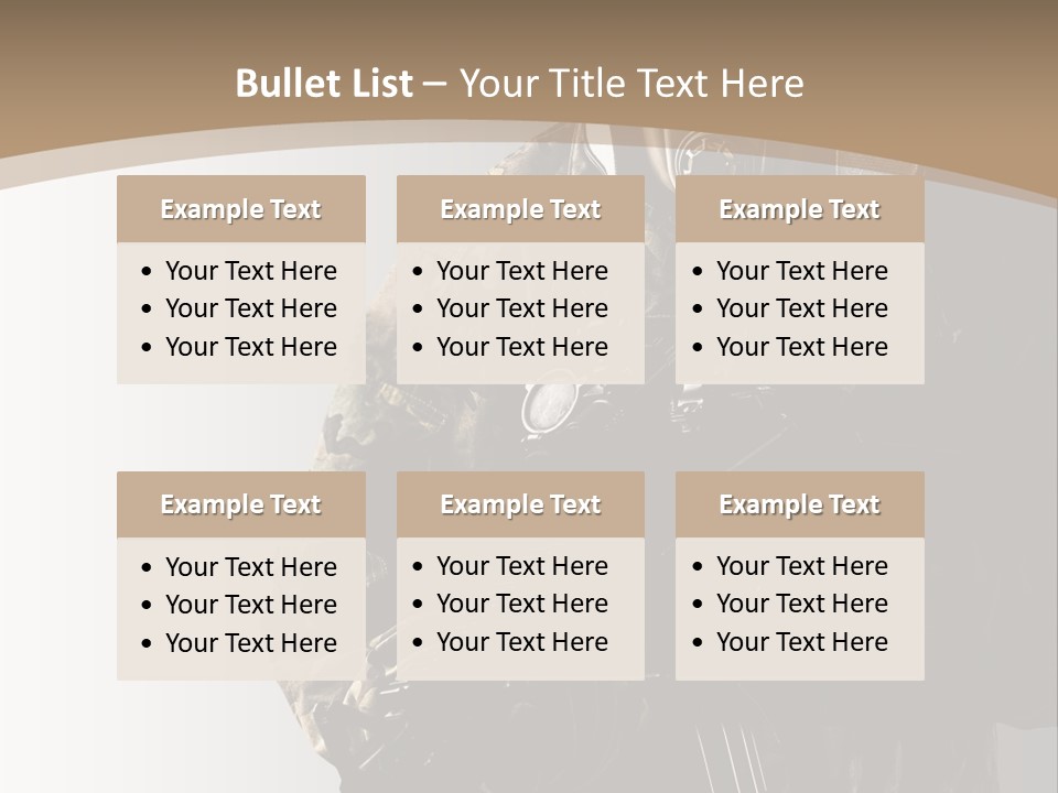 Warrior Handsome Guard PowerPoint Template