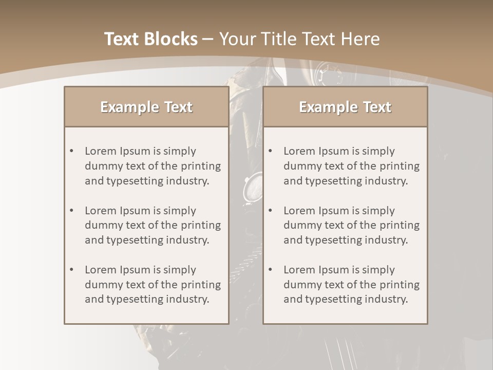 Warrior Handsome Guard PowerPoint Template