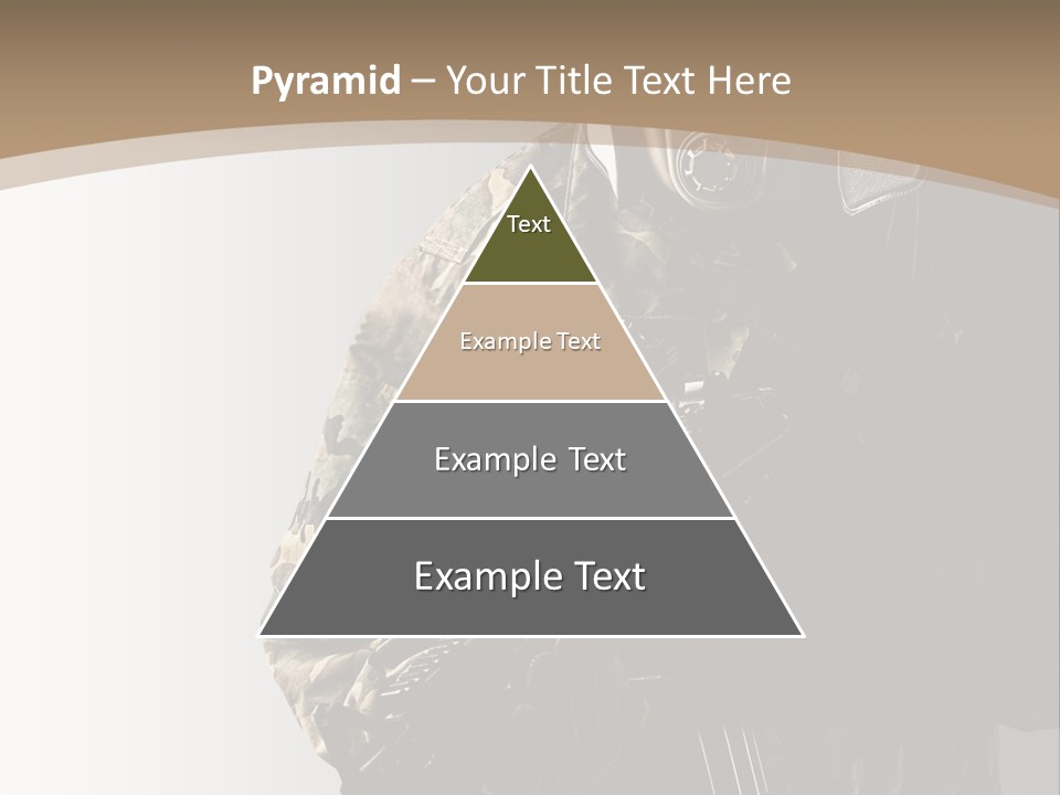 Warrior Handsome Guard PowerPoint Template