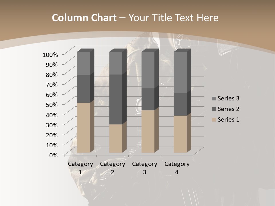 Warrior Handsome Guard PowerPoint Template