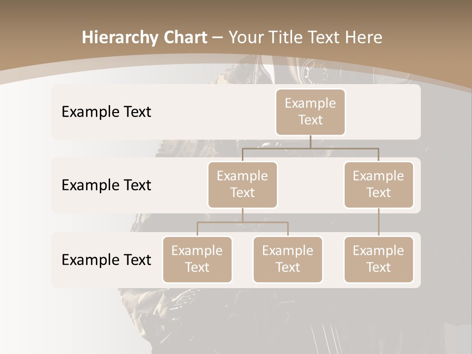 Warrior Handsome Guard PowerPoint Template