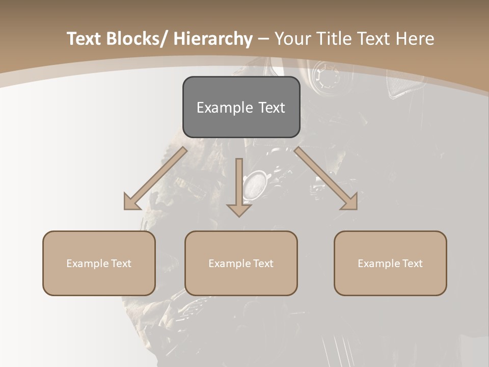 Warrior Handsome Guard PowerPoint Template