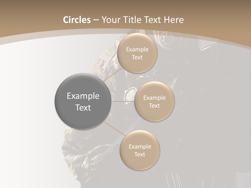 Warrior Handsome Guard PowerPoint Template