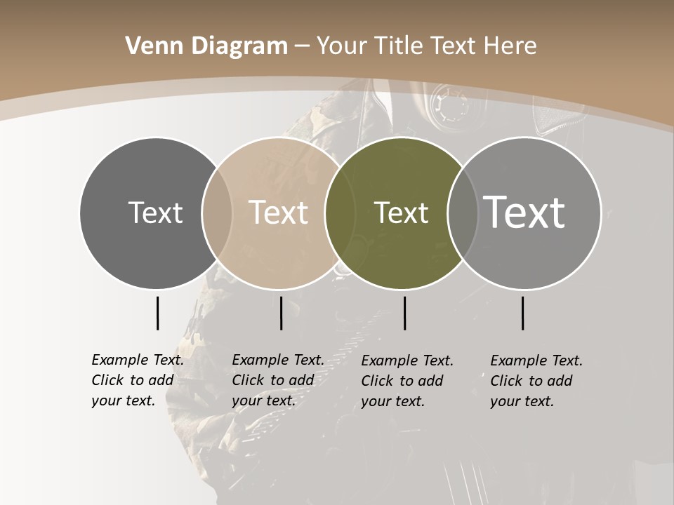 Warrior Handsome Guard PowerPoint Template