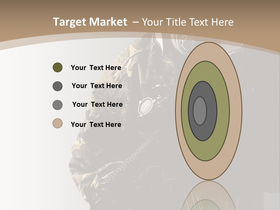 Warrior Handsome Guard PowerPoint Template