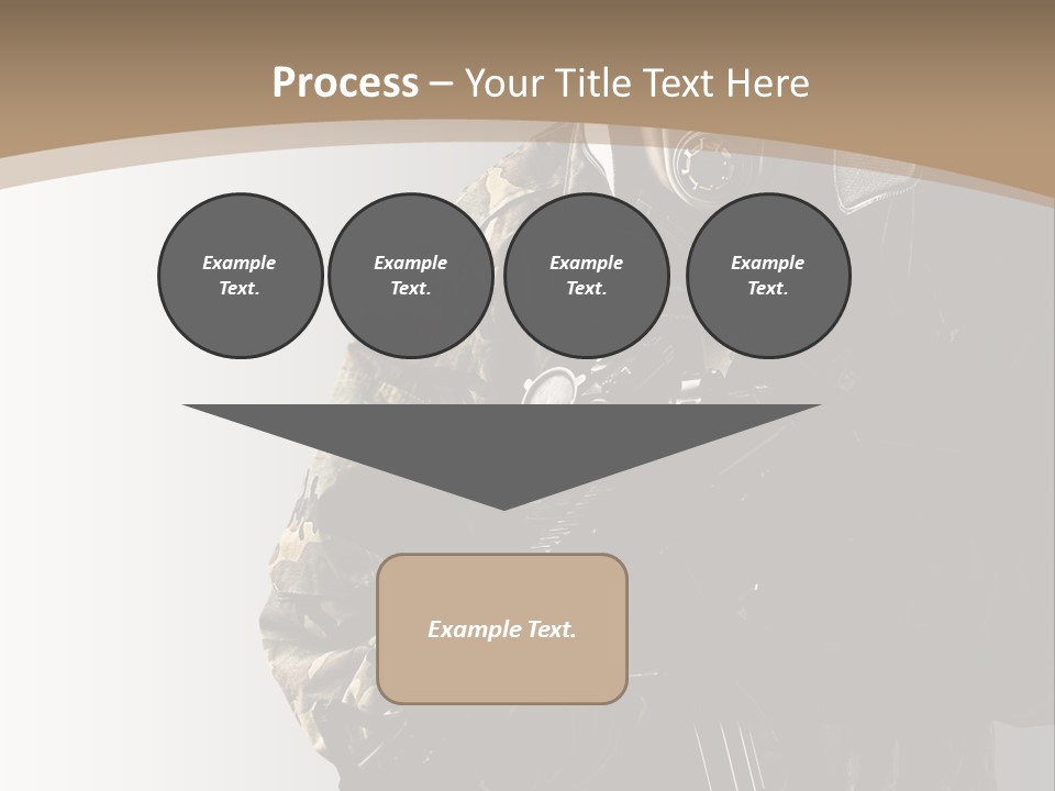 Warrior Handsome Guard PowerPoint Template