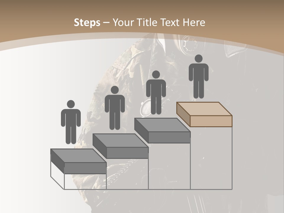 Warrior Handsome Guard PowerPoint Template