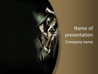 Think Develop Black PowerPoint Template