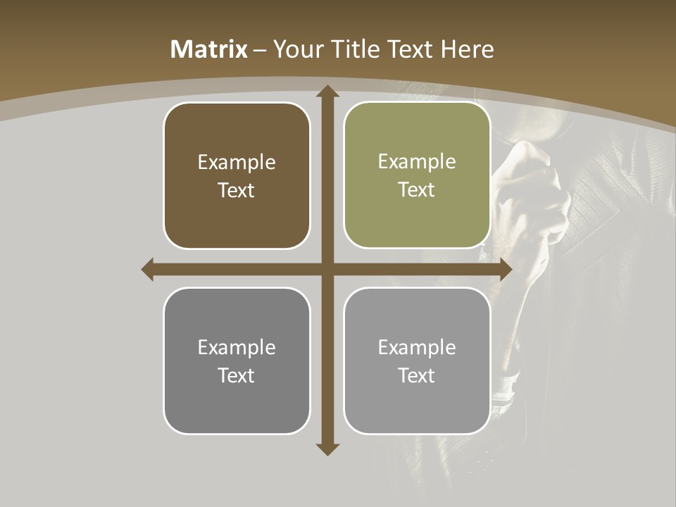 Think Develop Black PowerPoint Template