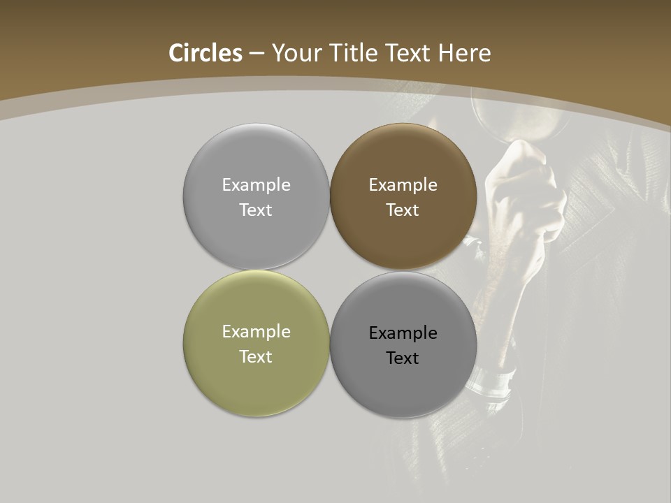 Think Develop Black PowerPoint Template