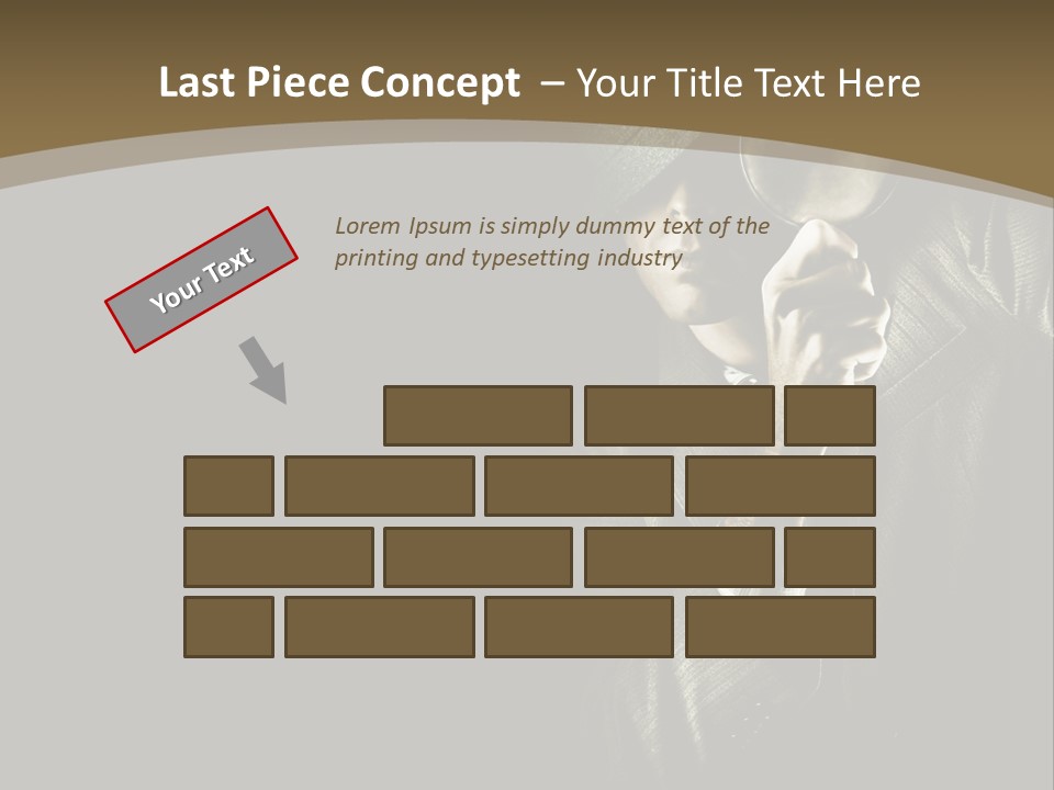 Think Develop Black PowerPoint Template