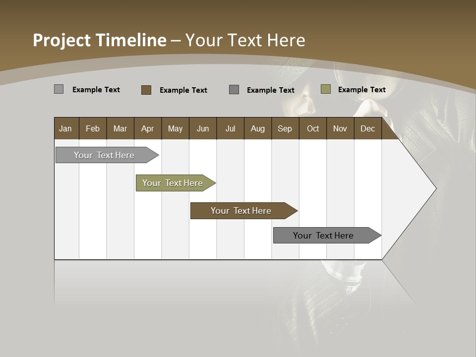 Think Develop Black PowerPoint Template