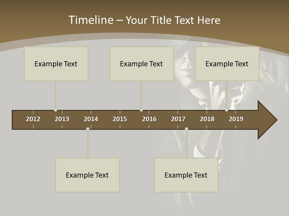 Think Develop Black PowerPoint Template
