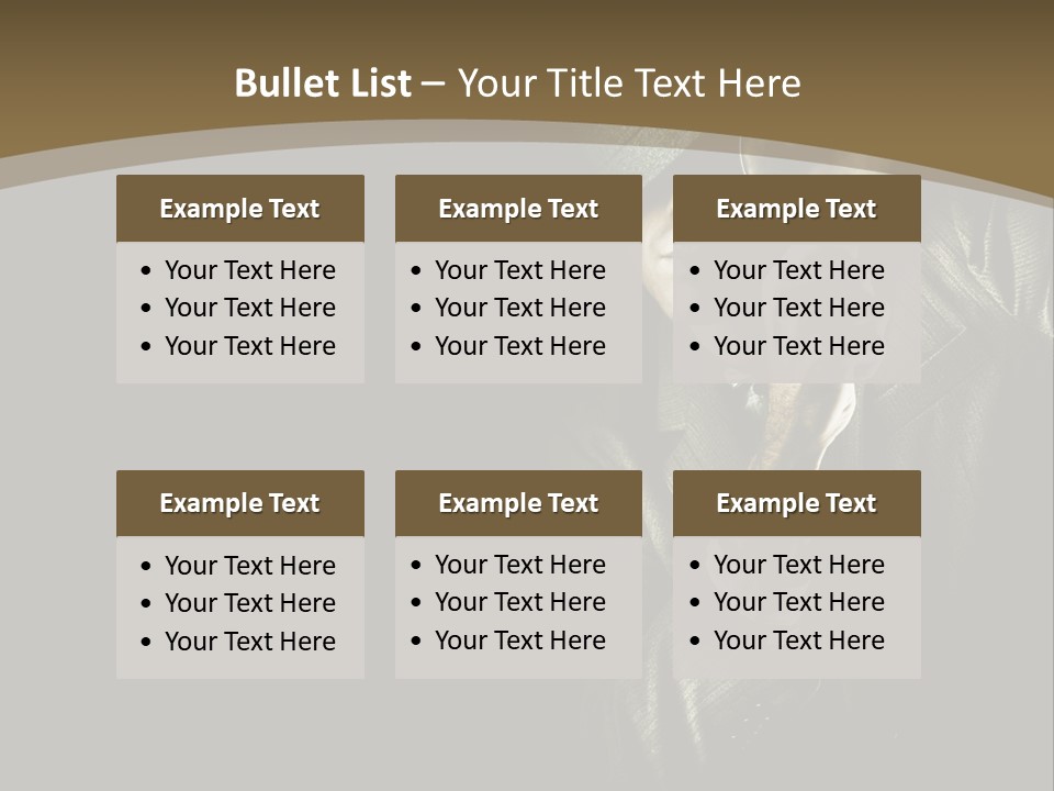 Think Develop Black PowerPoint Template