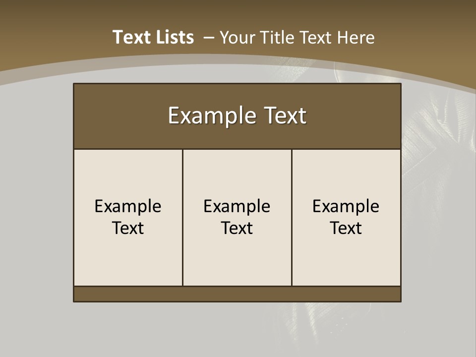Think Develop Black PowerPoint Template
