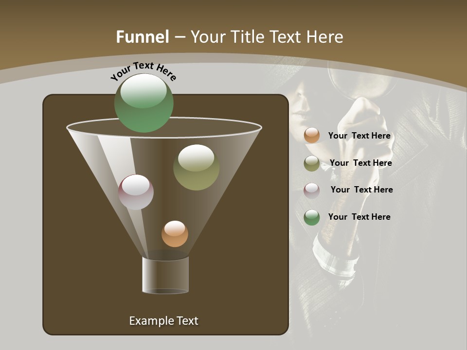 Think Develop Black PowerPoint Template
