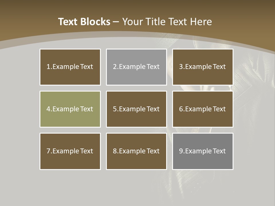 Think Develop Black PowerPoint Template