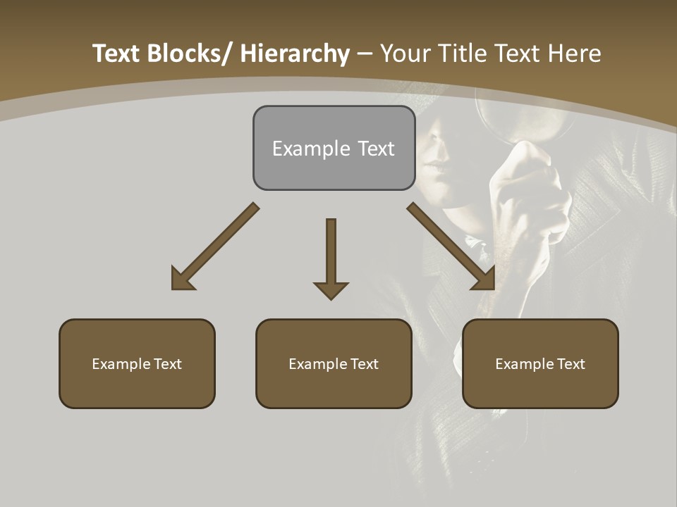 Think Develop Black PowerPoint Template
