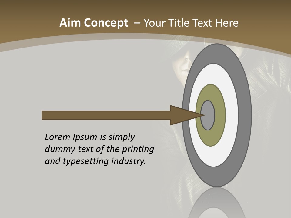 Think Develop Black PowerPoint Template