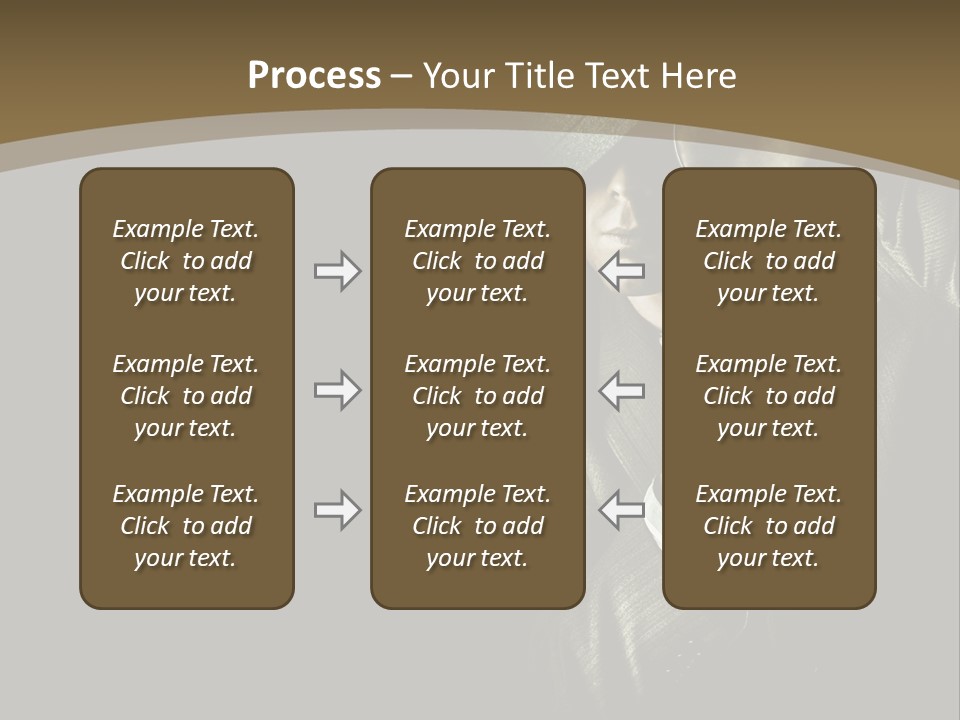 Think Develop Black PowerPoint Template