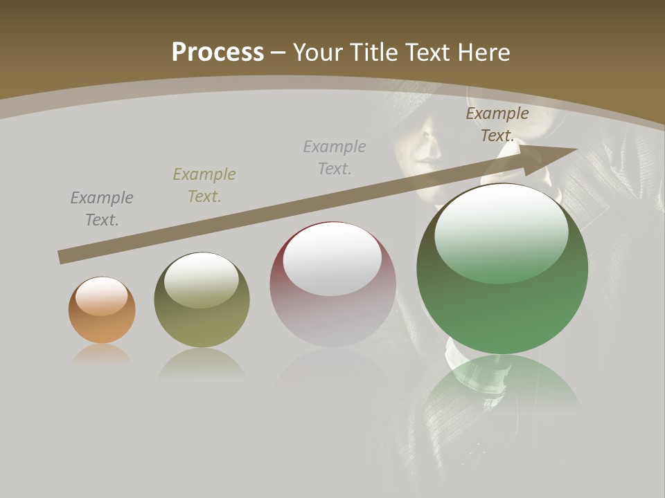 Think Develop Black PowerPoint Template