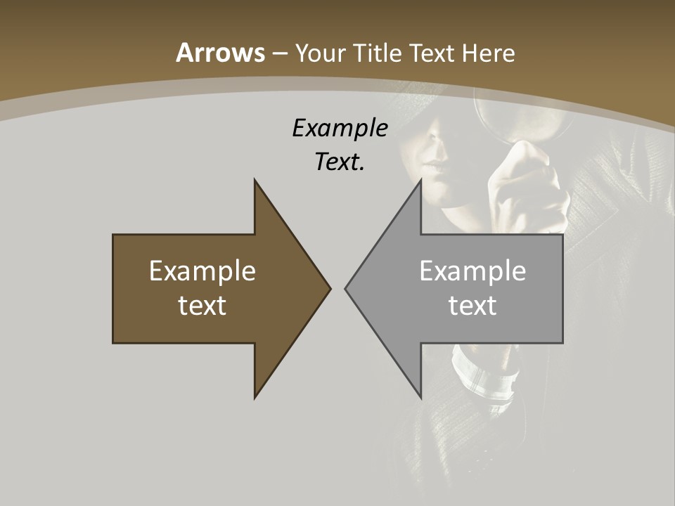 Think Develop Black PowerPoint Template
