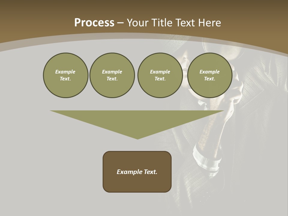 Think Develop Black PowerPoint Template