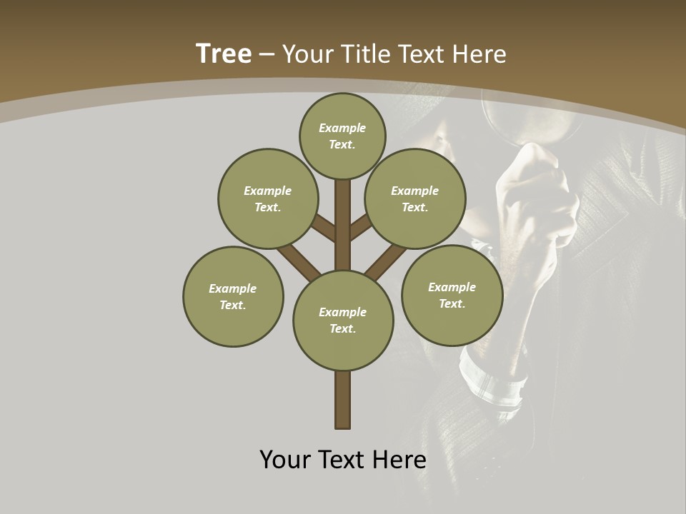 Think Develop Black PowerPoint Template