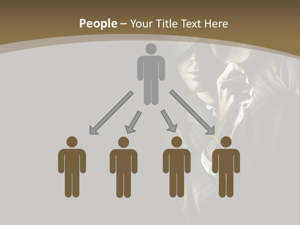 Think Develop Black PowerPoint Template